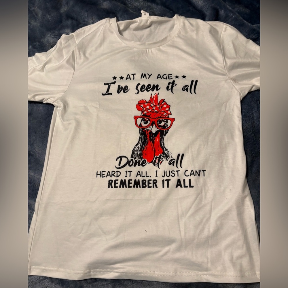 White “At My Age” Women’s T-Shirt